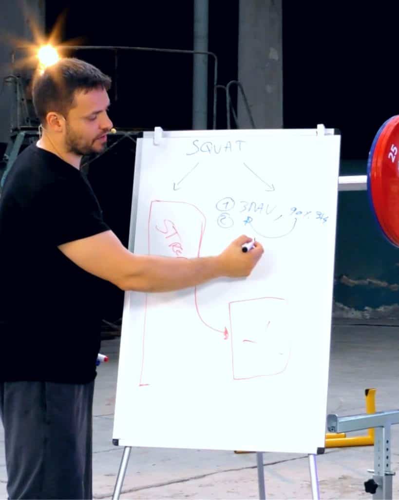 Ado Gruzza insegna Powerbuilding