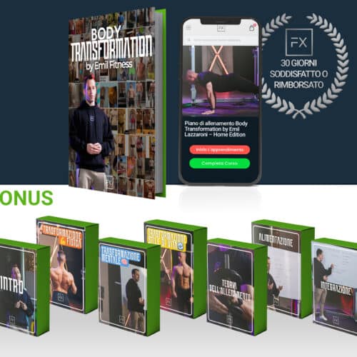 Manuale Body Transformation by Emil Lazzaroni - Livello 3 - Home Edition