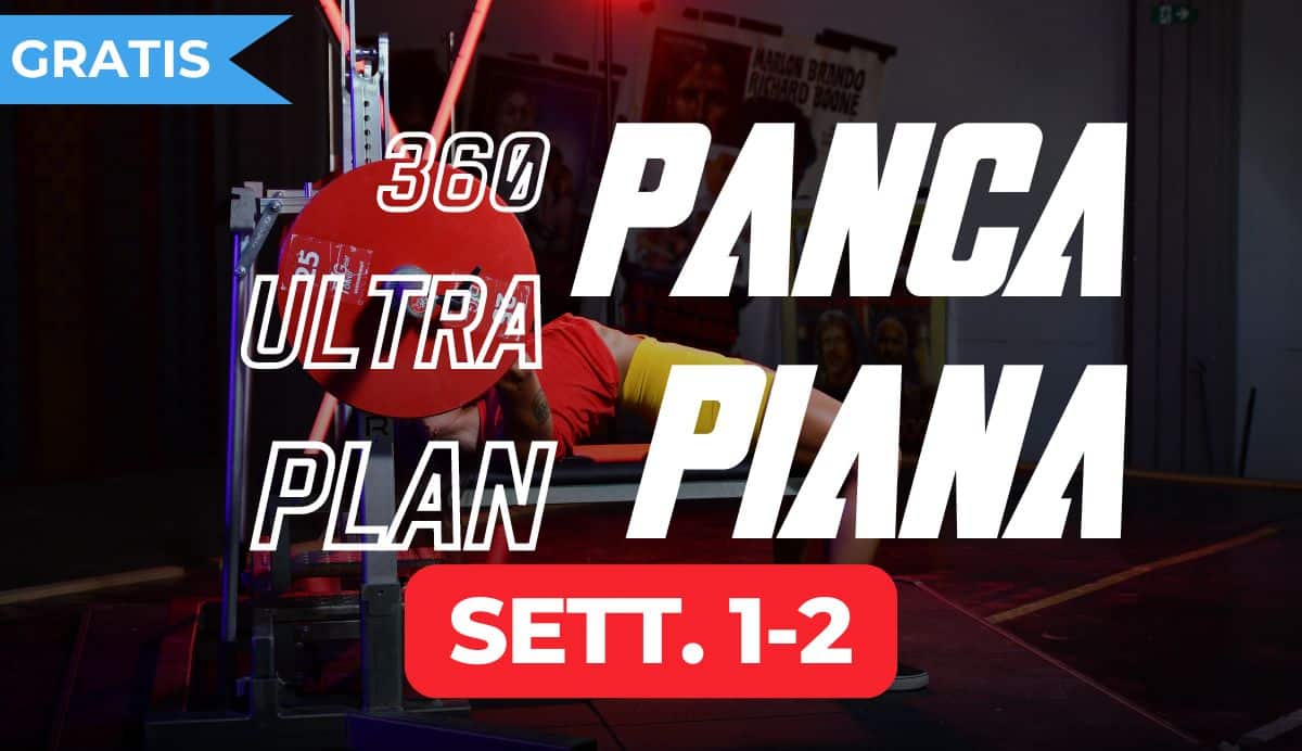 Programma di Allenamento Panca Piana – Antonio Contenta – Settimana 1 e 2