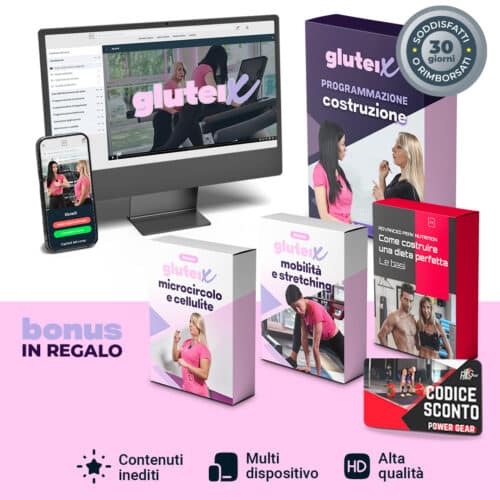 Offerta Speciale Programmazione Costruzione Glutei X by Cristiana Casoni e Virginia Matissek
