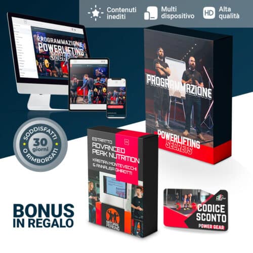 Programmazione Powerlifting Secrets + Bonus by Accademia Italiana della Forza