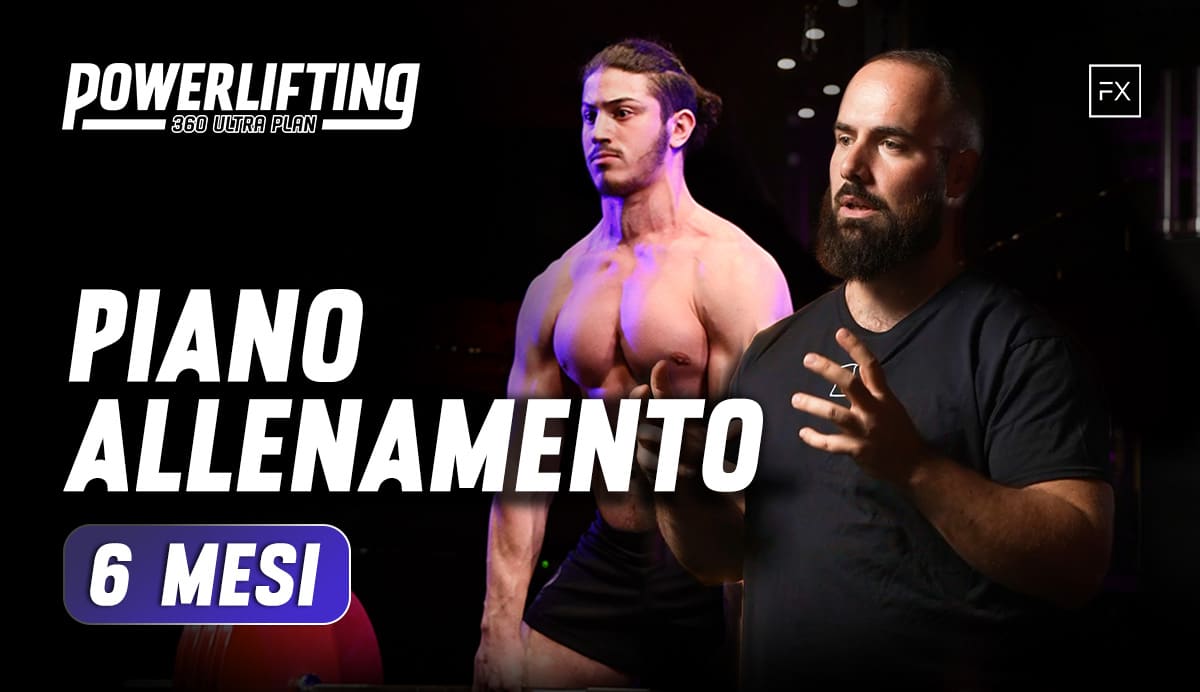 Piano di allenamento Powerlifting by Antonio Contenta – 6 Mesi